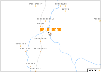 map of Belompona