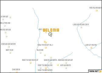 map of Belonia