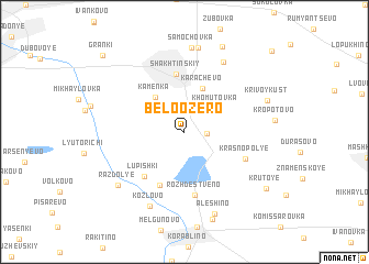 map of Beloozero