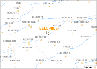 map of Belo Pole