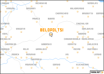 map of Belopoltsi