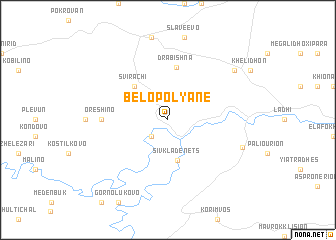 map of Belopolyane