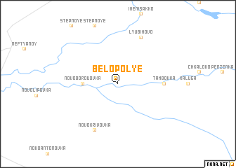 map of Belopol\