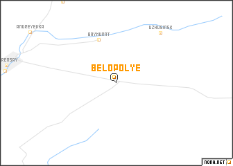 map of Belopol\