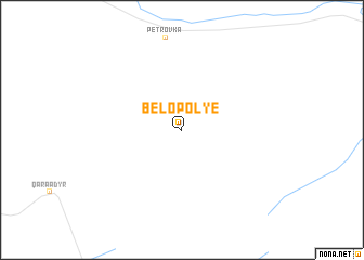 map of Belopolʼye