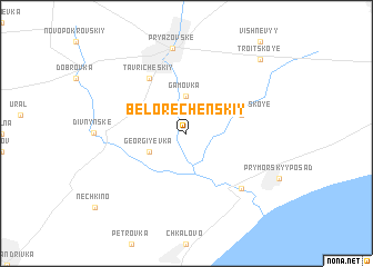 map of Belorechenskiy