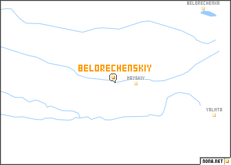 map of Belorechenskiy