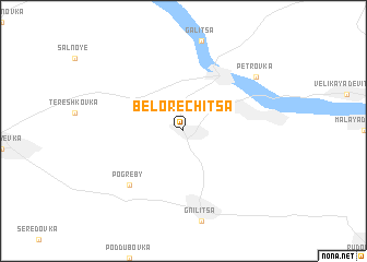 map of Belorechitsa