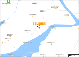 map of Belören