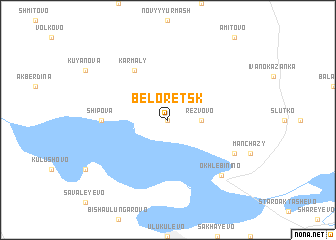 map of Beloretsk