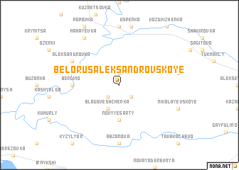 map of Belorus-Aleksandrovskoye