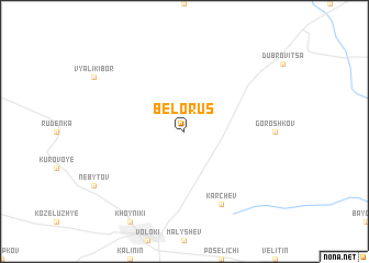 map of Belorusʼ