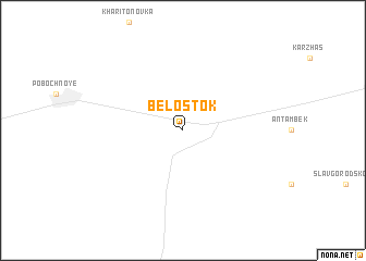 map of Belostok