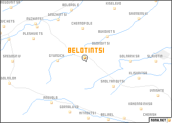 map of Belotintsi