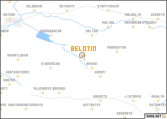 map of Belotin