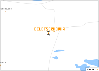 map of Belotserkovka