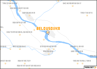 map of Belousovka