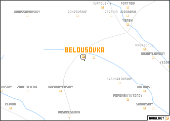 map of Belousovka