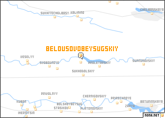 map of (( Belousovo-Beysugskiy ))