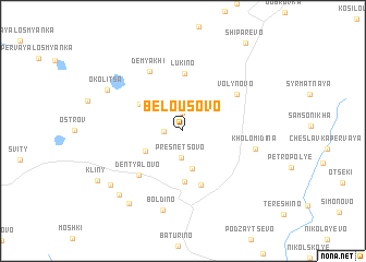 map of Belousovo