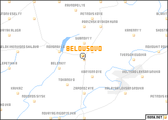 map of Belousovo