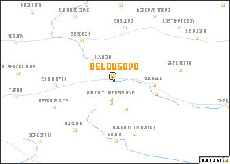 map of Belousovo