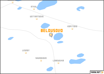 map of Belousovo