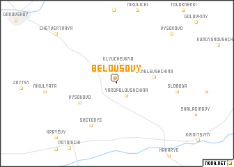 map of Belousovy