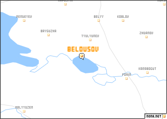map of Belousov