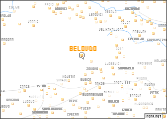 map of Belov Do