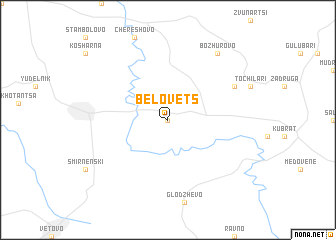 map of Belovets