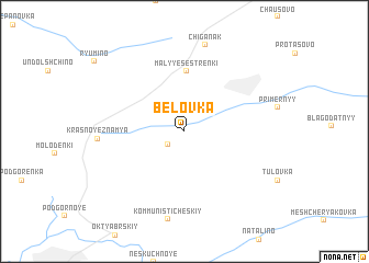 map of Belovka