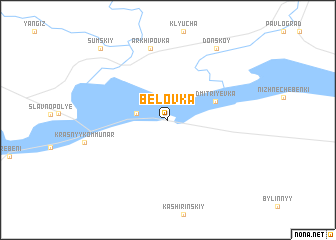 map of Belovka
