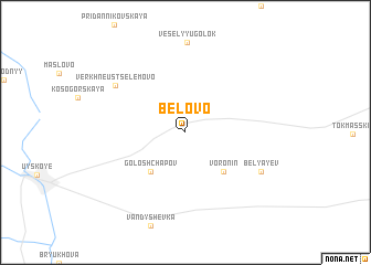 map of Belovo