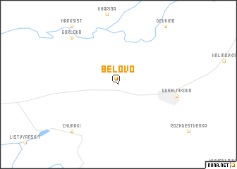 map of Belovo