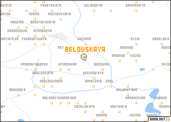 map of Belovskaya