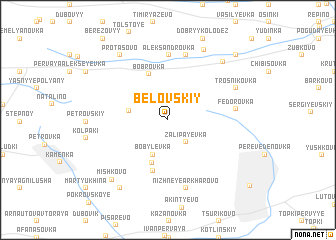 map of Belovskiy