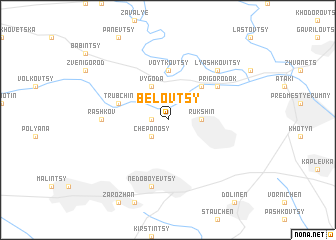 map of Belovtsy