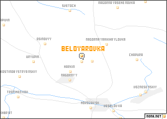 map of Beloyarovka