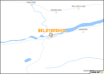 map of Beloyarovka