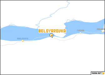 map of Beloyarovka