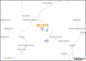 map of Beloye