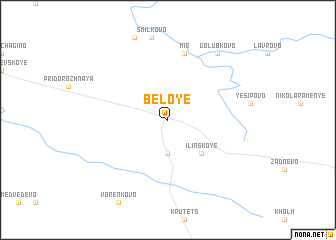 map of Beloye