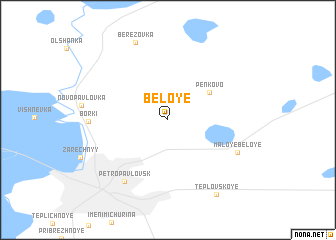 map of Beloye