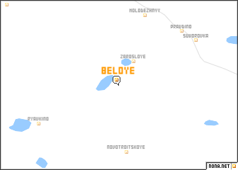 map of Beloye