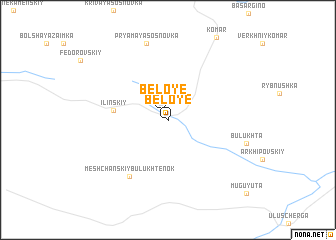 map of Beloye