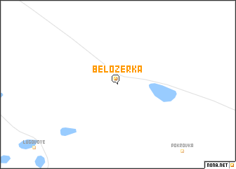 map of Belozerka