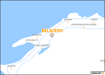 map of Belozërki