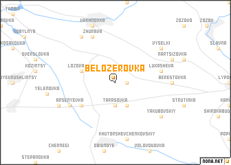 map of Belozërovka