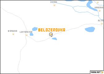 map of Belozërovka